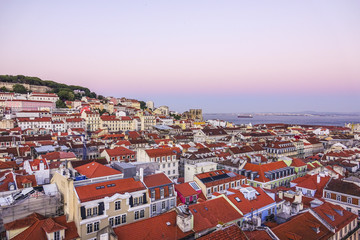Over the rooftops of Lisbon - LISBON - PORTUGAL - JUNE 17, 2017