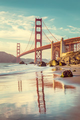 Golden Gate Bridge at sunset, San Francisco, California, USA © JFL Photography