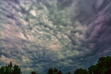 Fototapeta premium Beautiful dark clouds