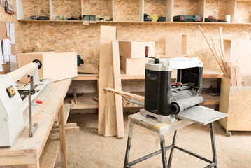 Woodworking special equipment in joinery