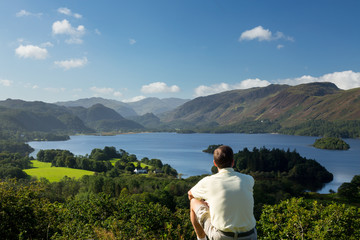 Derwent Water from Castlehead viewpoint