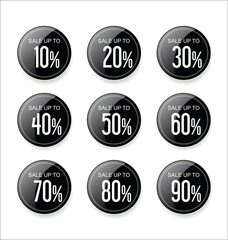 Discount sale stickers collection
