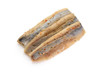 mackerel fish isolated on white background