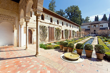 Alhambra of Granada, Andalusia, Spain