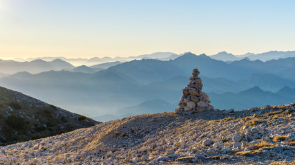 A Pyramid Over the Mountains