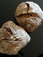 Black carob bread