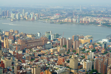 View from Midtown Manhattan, facing south toward Lower Manhattan