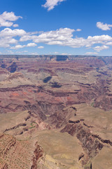 Fototapeta na wymiar Grand Canyon - Mather Point view to Grand Canyon National Park - travel destination in Grand Canyon Village, Arizona - United States of America- beautiful rock formations