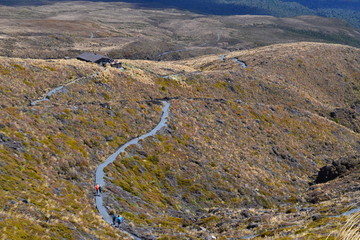 Landscape with mountains in New Zealand