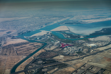 Yas Island, Abu Dhabi - Luftbild 