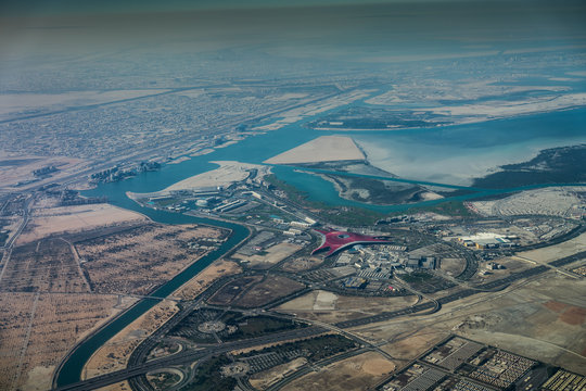 Yas Island, Abu Dhabi - Luftbild 
