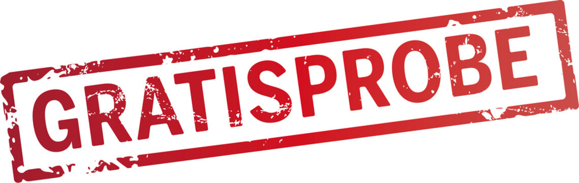 roter stempel gratisprobe
