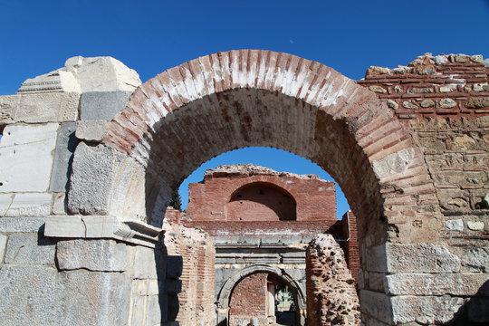 Lefke Gate in Iznik (Nicaea) ancient Roman city.