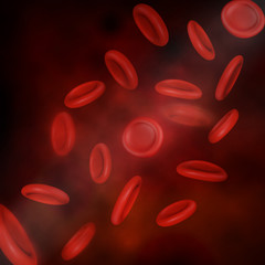 Vector Streaming Blood Cells