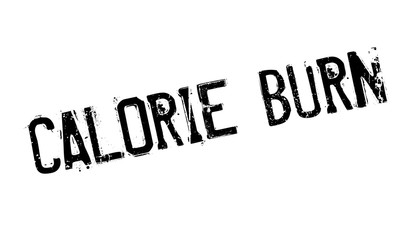 Calorie Burn rubber stamp. Grunge design with dust scratches. Effects can be easily removed for a clean, crisp look. Color is easily changed.