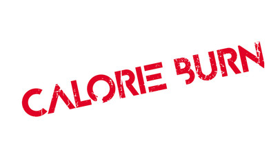 Calorie Burn rubber stamp. Grunge design with dust scratches. Effects can be easily removed for a clean, crisp look. Color is easily changed.