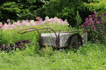 青山高原ハーブガーデンの農機具