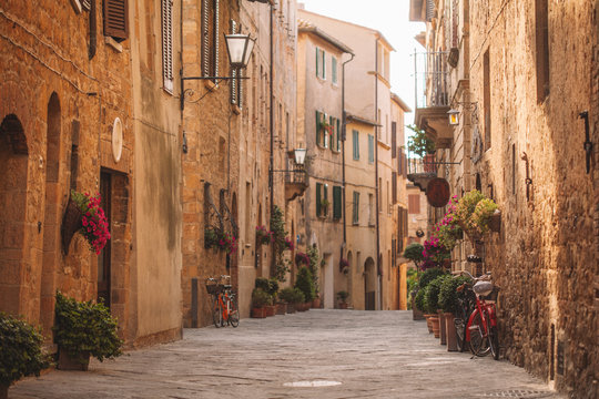 italy, toscany, toscana, house, old town, storico, pienca, 