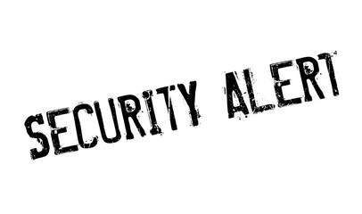 Security Alert rubber stamp. Grunge design with dust scratches. Effects can be easily removed for a clean, crisp look. Color is easily changed.