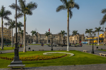 Government Palace of Peru at Plaza Mayor - Lima, Peru