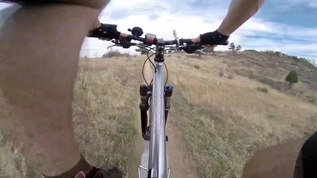 Singletrack Mountain Biking: Seat Post View