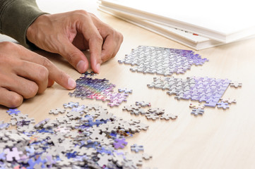 colorful jigsaw puzzle