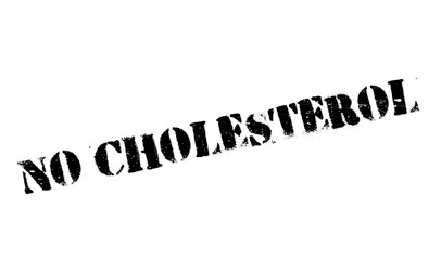 No Cholesterol rubber stamp. Grunge design with dust scratches. Effects can be easily removed for a clean, crisp look. Color is easily changed.