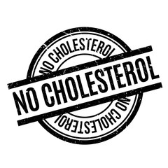 No Cholesterol rubber stamp. Grunge design with dust scratches. Effects can be easily removed for a clean, crisp look. Color is easily changed.