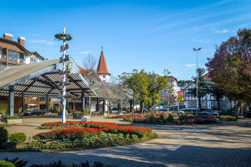 Flower Square (Praça das Flores) - Nova Petropolis, Rio Grande do Sul, Brazil