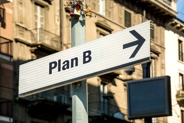 Schild 219 - Plan B