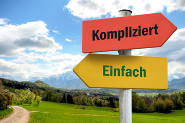 Schild 252 - Einfach