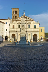 Obraz premium ROME, ITALY - JUNE 22, 2017: Basilica of St. Bartholomew on the Island in city of Rome, Italy