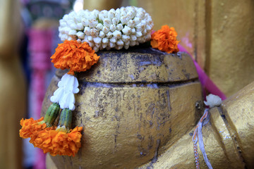 Bouddha du mercredi. Wat Simuong. Wat Si Muang. Vientiane. Laos. / Buddha Wednesday. Wat Simuong....