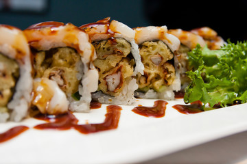 scallop sushi roll