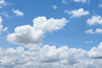 Naklejka na ściany i meble Blue sky background with cloud strom