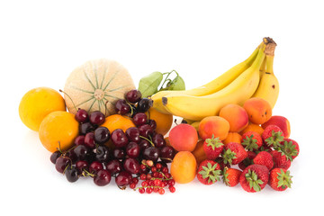 Assortment fresh fruit