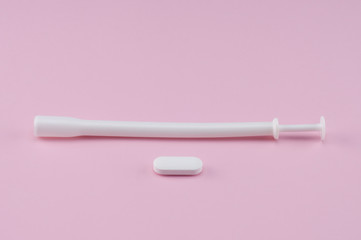 vaginal tablet and applicator