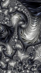 Abstract textured swirl pattern