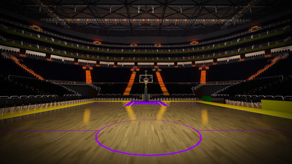 Fototapeta premium basketball court