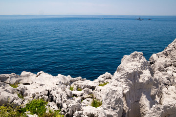 白崎海洋公園　展望台からの風景