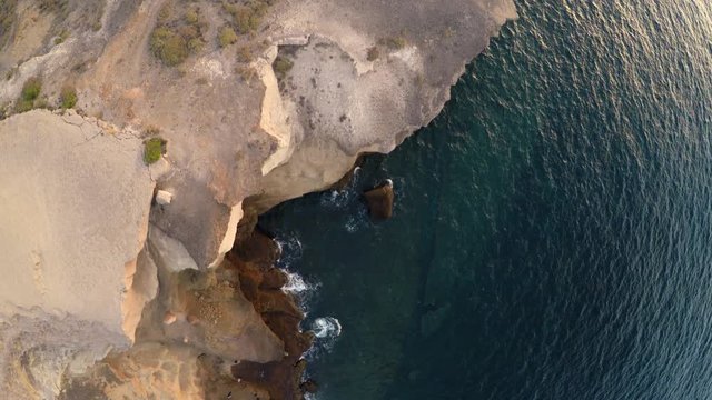 AERIAL: Flying over the coastline