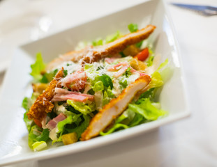 Dietic Caesar salad