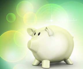 pink piggy bank, investment concept