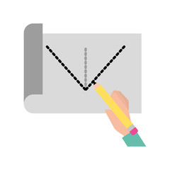 Pen tip draw icon vector illustration design graphic