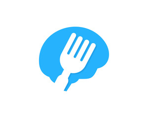 Brain Food Icon Logo Design Element