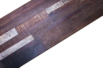 timber wood panel plank isolated on white background