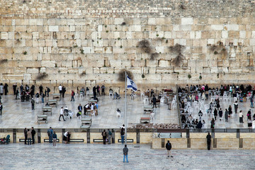 Obraz premium The Western Wall in Jerusalem, Israel