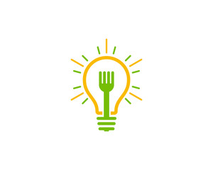 Food Idea Icon Logo Design Element