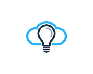 Cloud Idea Icon Logo Design Element