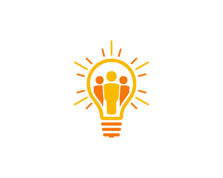 Group Idea Icon Logo Design Element